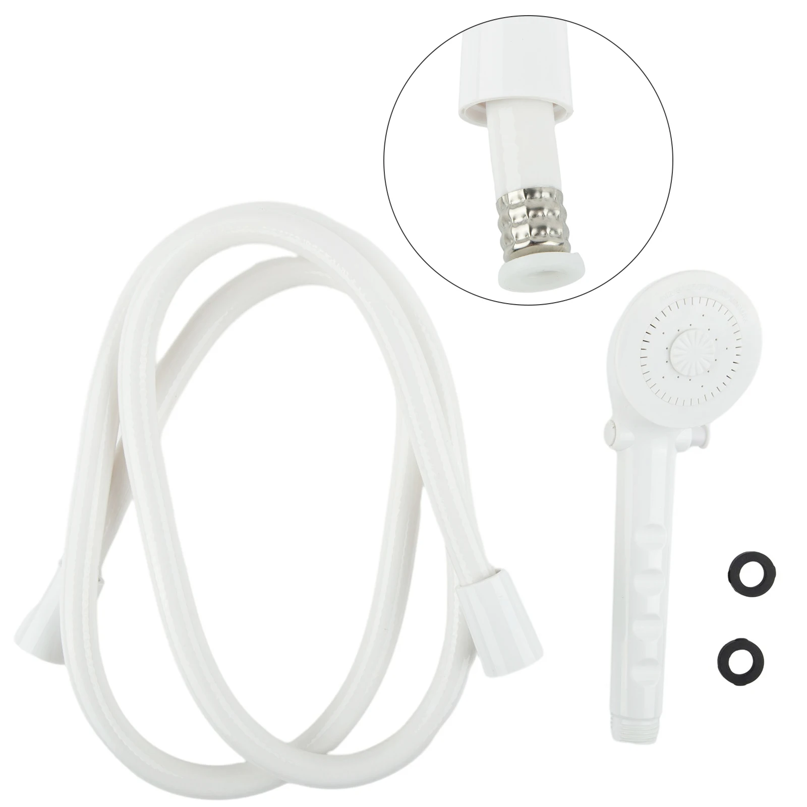 Hose Shower Head Portable RV Economy Shower Head Synthetic 60\\\" Hose Kit ABS White For RV For Car Lightweight
Hose Shower Head Portable RV Economy Shower Head Synthetic 60\\\" Hose Kit ABS White For RV For Car Lightweight
