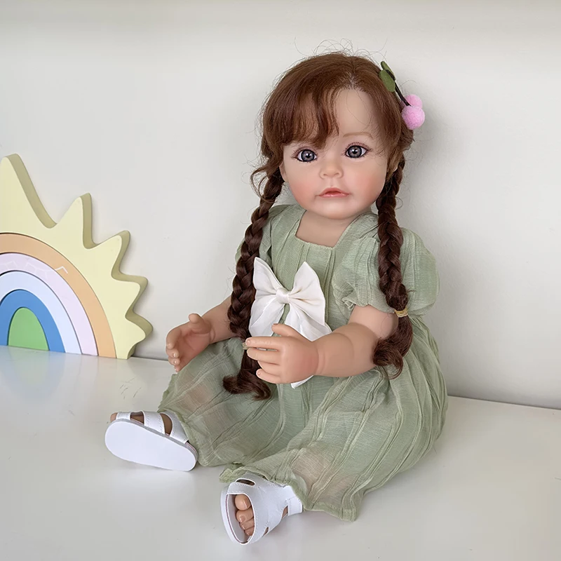 22-дюймовая полноразмерная силиконовая виниловая Кукла Reborn Sue-sue для девочек, кукла с корнями волос, высококачественный подарок для девочек, Прямая поставка
22-дюймовая полноразмерная силиконовая виниловая Кукла Reborn Sue-sue для девочек, кукла с корнями волос, высококачественный подарок для девочек, Прямая поставка