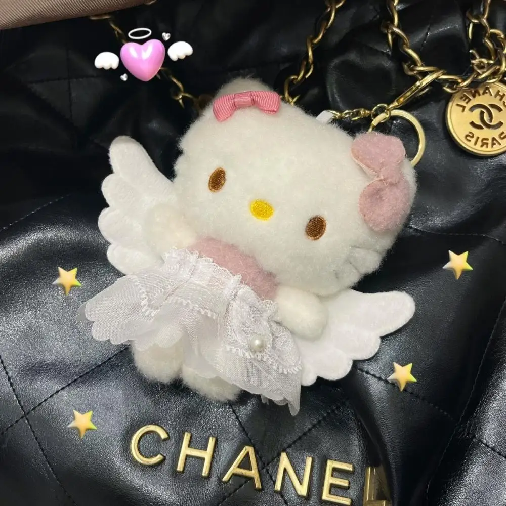 Hello Kitty Sanrio Plush Kawaii Cartoon Cute Angel Fairy Dress Kt Bag Charms Anime Plush Toys for Girls Kids Toys Birthday Gift
Hello Kitty Sanrio Plush Kawaii Cartoon Cute Angel Fairy Dress Kt Bag Charms Anime Plush Toys for Girls Kids Toys Birthday Gift