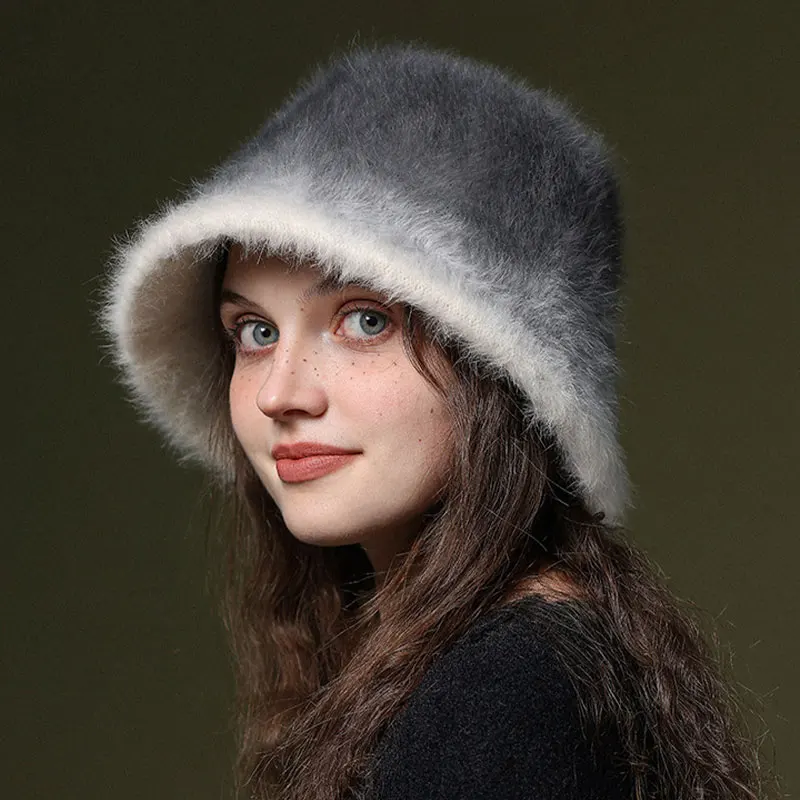 Fashionable Gradient Bucket Hats Woman Man Outdoor Warm Knitted Fisherman Cap Girl Boy Daily Winter Cap Casual Adult Autumn Hats
Fashionable Gradient Bucket Hats Woman Man Outdoor Warm Knitted Fisherman Cap Girl Boy Daily Winter Cap Casual Adult Autumn Hats