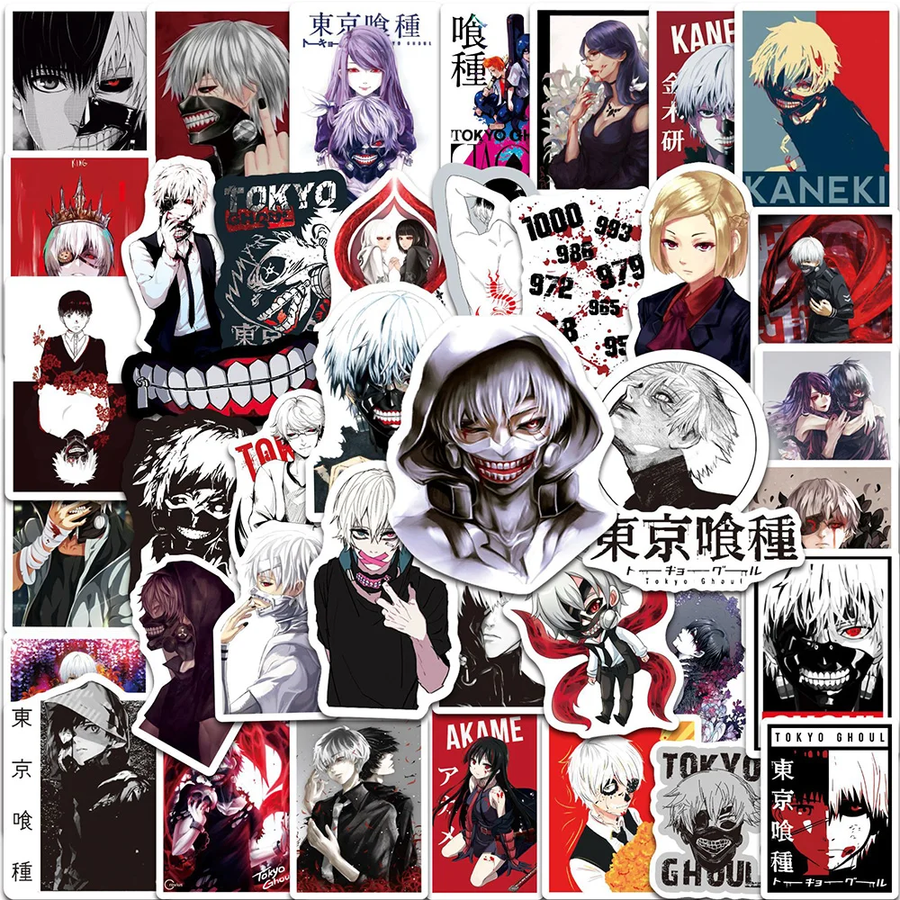 10/30/50pcs Japan Anime Tokyo Ghoul Stickers for Laptop Skateboard Car Phone Case Waterproof Cool Cartoon Kids Stickers Toy Gift
10/30/50pcs Japan Anime Tokyo Ghoul Stickers for Laptop Skateboard Car Phone Case Waterproof Cool Cartoon Kids Stickers Toy Gift