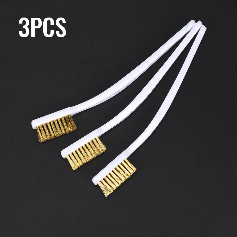 Industrial Wire Brush Toothbrush Copper Wire Brushes Kit Paint Cleaning Plastic Handle Set Tool 3pcs Cleaner New
Industrial Wire Brush Toothbrush Copper Wire Brushes Kit Paint Cleaning Plastic Handle Set Tool 3pcs Cleaner New