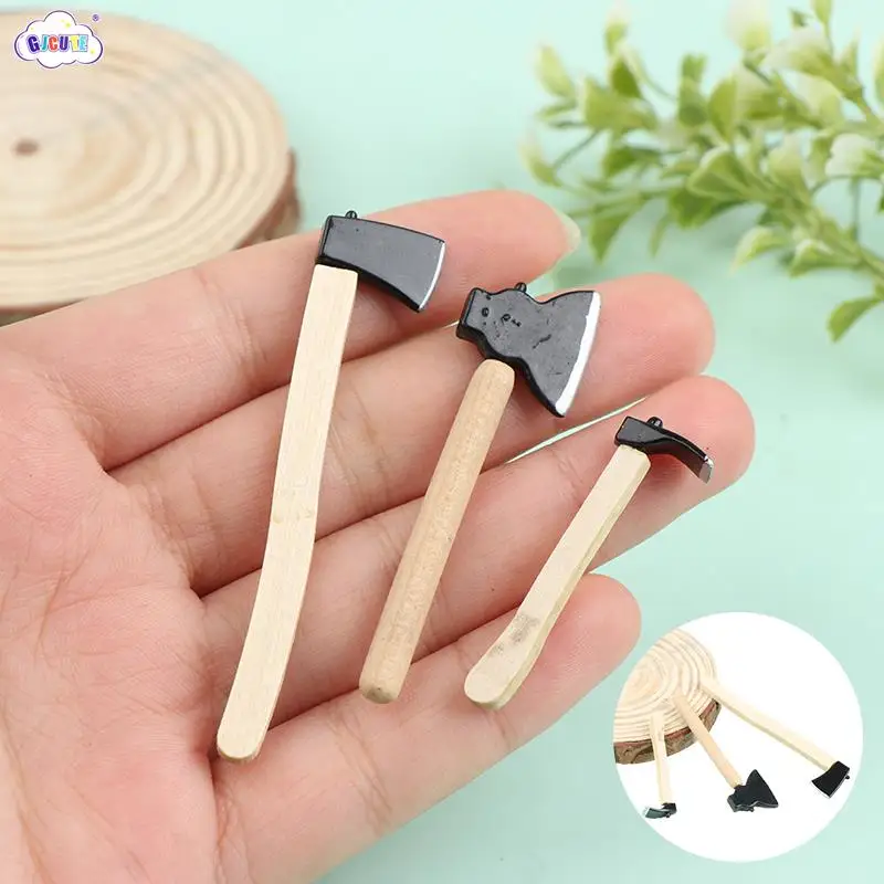 3Pcs/set 1/12 Scale Dollhosue Mini Wood Metal Chopper Hatchet Dollhouse Miniature Farming Tools Garden Tools
3Pcs/set 1/12 Scale Dollhosue Mini Wood Metal Chopper Hatchet Dollhouse Miniature Farming Tools Garden Tools