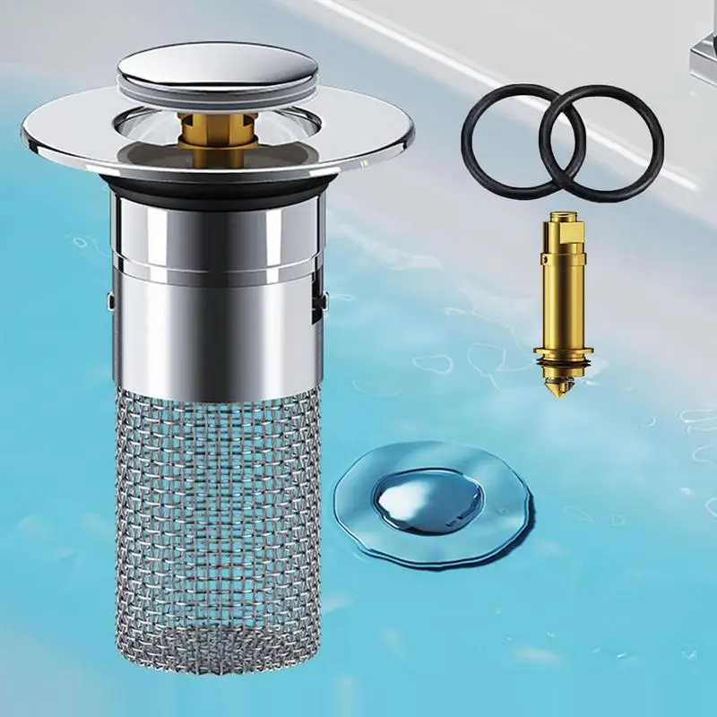 Kitchen Sink Filter Stainless Steel Sink Sewer Kitchen Sink Strainer Stopper Waste Plug Sink Filter Deodorization Waste Filter
Kitchen Sink Filter Stainless Steel Sink Sewer Kitchen Sink Strainer Stopper Waste Plug Sink Filter Deodorization Waste Filter
