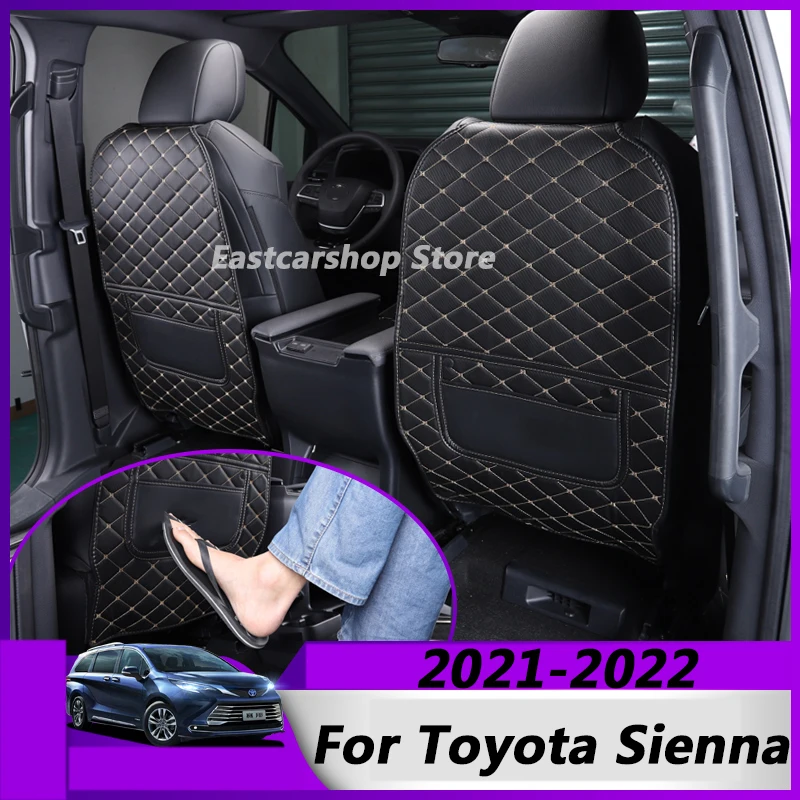 For Toyota Sienna 2021 2022 Car Rear Row Seat Anti-Kick Pad Mat Cover Scratch Resistant Seats Back Protection Mat Accessories
For Toyota Sienna 2021 2022 Car Rear Row Seat Anti-Kick Pad Mat Cover Scratch Resistant Seats Back Protection Mat Accessories