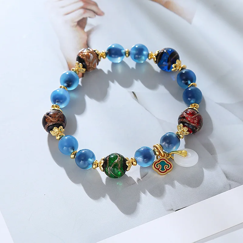 Retro Glazed Blue Bracelet Charms Personality Charm Bracelet Handmade Designer Charms for Diy Bracelet
Retro Glazed Blue Bracelet Charms Personality Charm Bracelet Handmade Designer Charms for Diy Bracelet