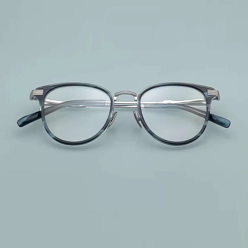 Original Japanese Glasses Handmade Round Glasses Frame Retro Style Pure Tiantium Prescription Myopic Glasses 49-22-149
Original Japanese Glasses Handmade Round Glasses Frame Retro Style Pure Tiantium Prescription Myopic Glasses 49-22-149