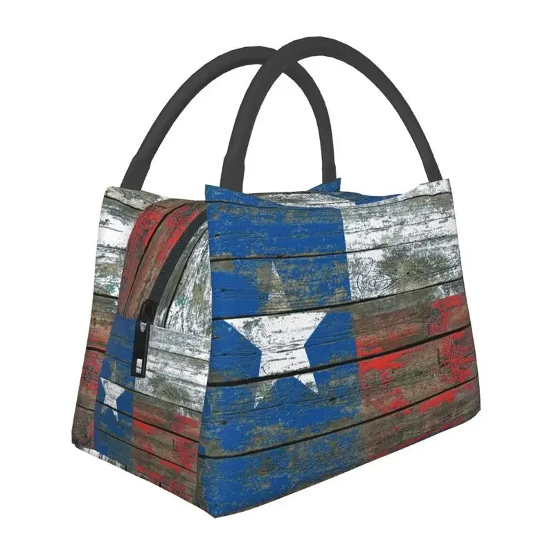 

Flag Of Texas Lunch Boxes for Women Western Texas Star Cooler Thermal Food Insulated Lunch Bag Office Work Pinic Container
