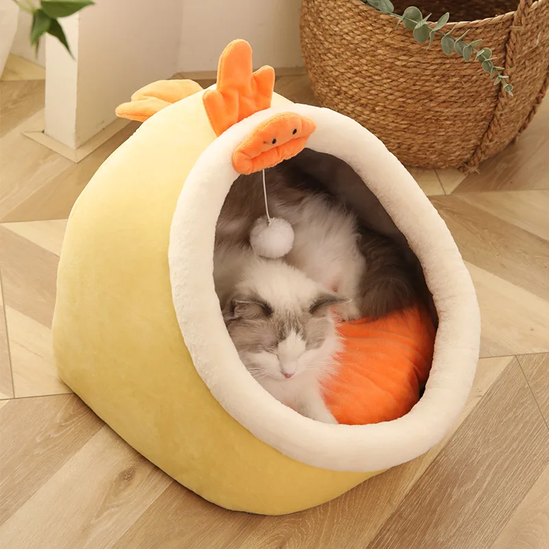 

Cat Nest Winter Warm Closed Baby House Kennel Supplies Four Seasons Universal Pet Room