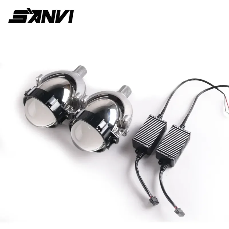 SANVI Angel Eyes Shrouds 3 Inch Bi-LED Projector Lenses H1 Bulb 9005 9006 H4 H7 LED Lamps for Headligh Retrofit Hi/Lo Beam Lens
SANVI Angel Eyes Shrouds 3 Inch Bi-LED Projector Lenses H1 Bulb 9005 9006 H4 H7 LED Lamps for Headligh Retrofit Hi/Lo Beam Lens