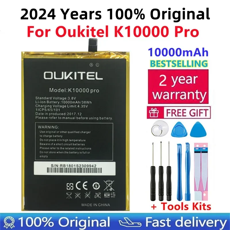 

Oukitel K10000 Pro Double Battery Original Large Capacity Real 10000mAh Battery Replacement For Oukitel K10000 Pro Mobile Phone