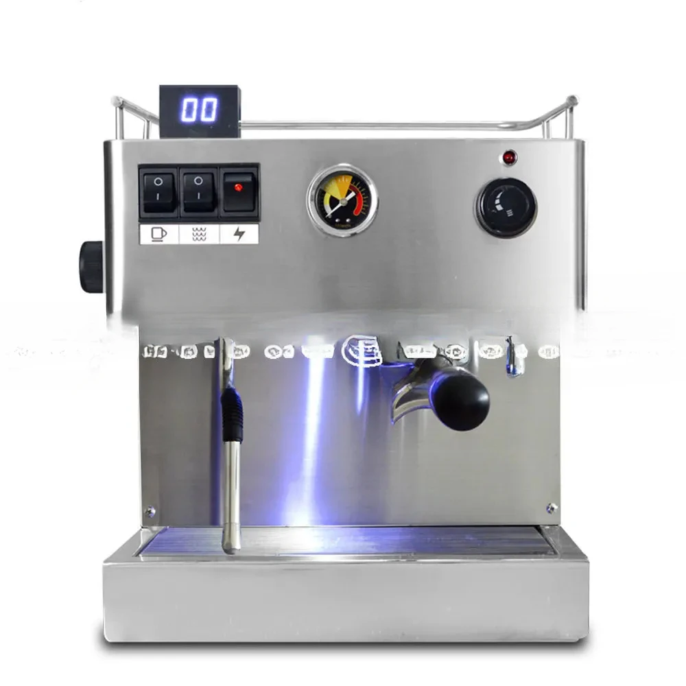 

Кофеварка для эспрессо, итальянская Полуавтоматическая кофеварка для эспрессо, бытовая одноголовочная машина, Потребительская машина