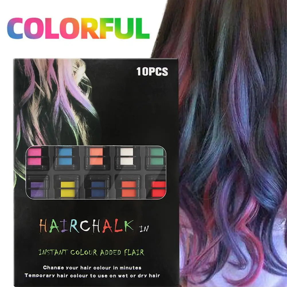 Color Chalk For Hair Fashion Colored Mascara Chalks To Dye Hair Instant Hair Dye Temporary Chalk To Paint Hair Girls Y1Q4
Color Chalk For Hair Fashion Colored Mascara Chalks To Dye Hair Instant Hair Dye Temporary Chalk To Paint Hair Girls Y1Q4