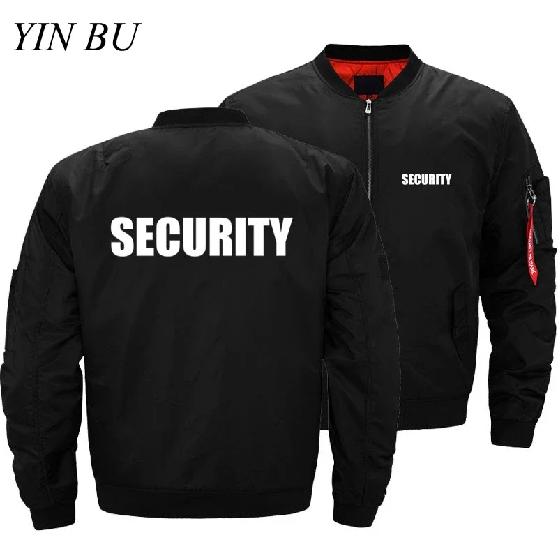 

Swat Security Uniform Men's Warm Zipper Flight Winter Thick Coat Windbreaker Ma1 Air Pilot Motorcycle Bomber Jacket Oversized XL