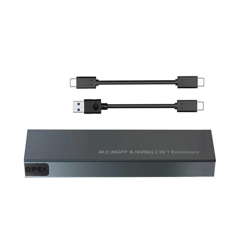 Корпус для SSD M2 Nvme M.2 на USB 3,1 Gen 2 адаптер SSD двойной протокол для NVME NGFF SATA M + B Ключ 2230/2242/2260/2280 SSD
Корпус для SSD M2 Nvme M.2 на USB 3,1 Gen 2 адаптер SSD двойной протокол для NVME NGFF SATA M + B Ключ 2230/2242/2260/2280 SSD