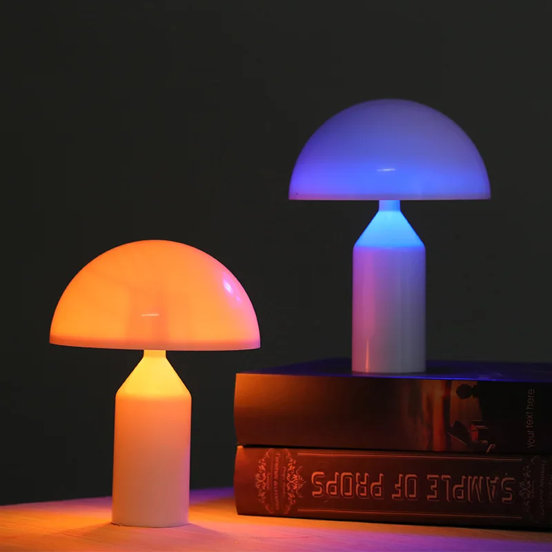 

Touch Dimmable LED Mushroom Lamp Brightness Adjustable Table Lamps Bedroom Bedside Atmosphere Decoration Light Desktop Ornaments