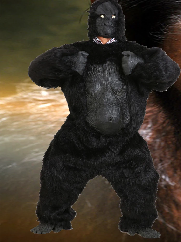 Halloween Movies Cosplay Costume Black Gorilla Perform Costume Stage Show Costume Adult Jumpsuit Festival Funny Garment Anime
Halloween Movies Cosplay Costume Black Gorilla Perform Costume Stage Show Costume Adult Jumpsuit Festival Funny Garment Anime