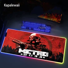 RGB Mouse Pad Large Mouse Pad Gaming Gamer Computer Mousepad Led Backlight Carpet Keyboard For Metro 2033 RGB Mouse Pads
RGB Mouse Pad Large Mouse Pad Gaming Gamer Computer Mousepad Led Backlight Carpet Keyboard For Metro 2033 RGB Mouse Pads