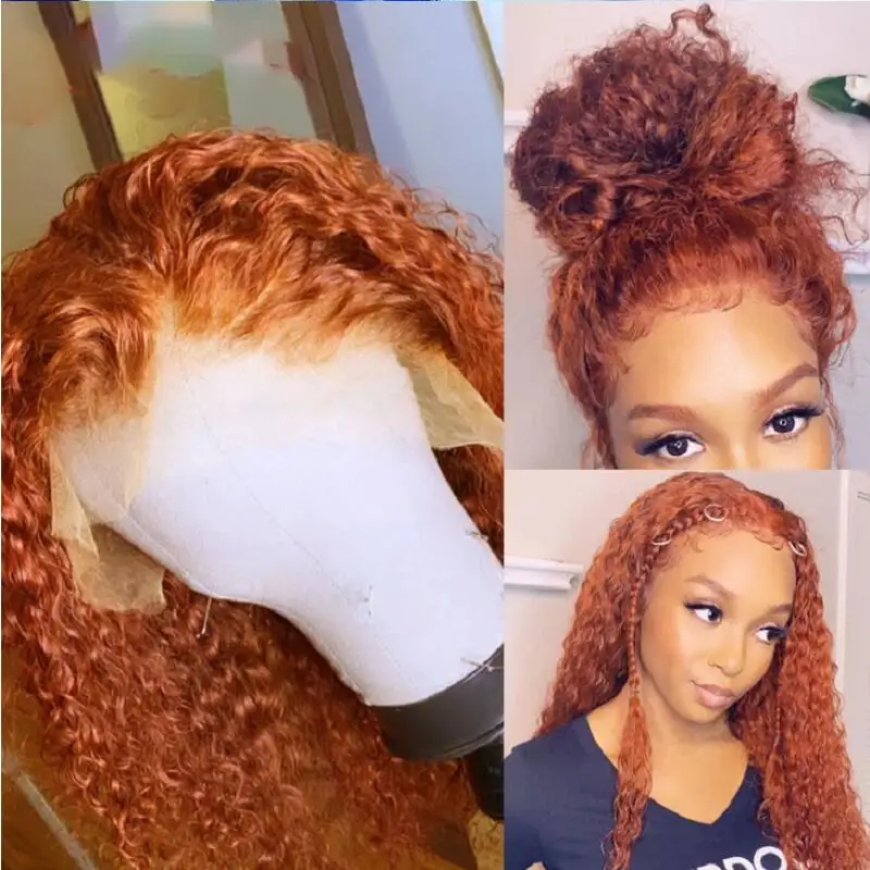 Soft Ginger Orange 26''180%Density PrePlucked Glueless Kinky Curly Long Deep Lace Front Wigs For African Women Babyhair Daily
Soft Ginger Orange 26''180%Density PrePlucked Glueless Kinky Curly Long Deep Lace Front Wigs For African Women Babyhair Daily