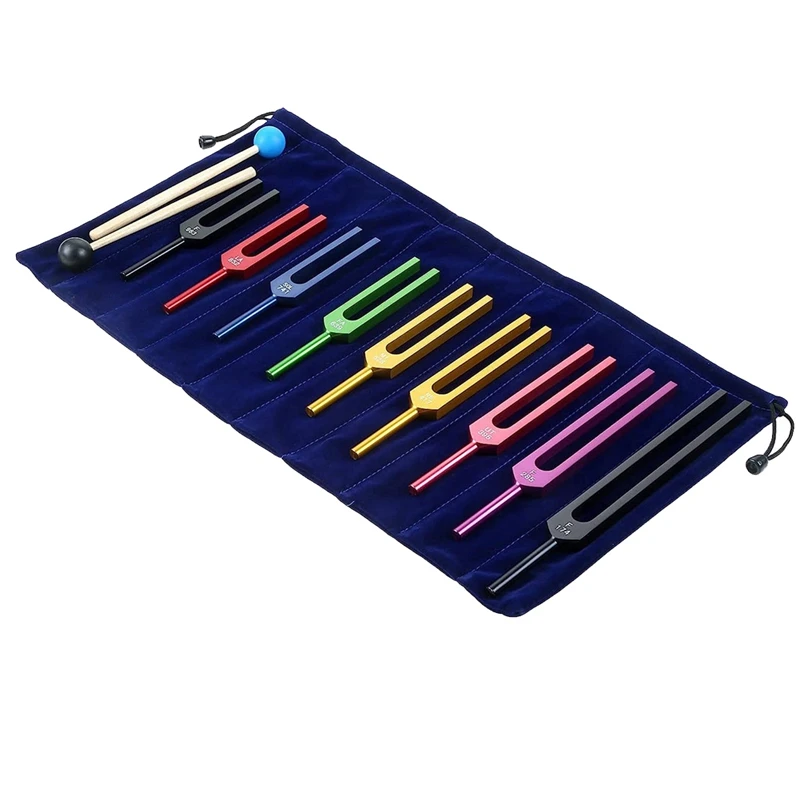 9 PCS Tuning Fork Set Tuning Forks Aluminum Alloy For Healing Chakra,Sound Therapy,Keep Body,Mind And Spirit In Perfect Harmony
9 PCS Tuning Fork Set Tuning Forks Aluminum Alloy For Healing Chakra,Sound Therapy,Keep Body,Mind And Spirit In Perfect Harmony