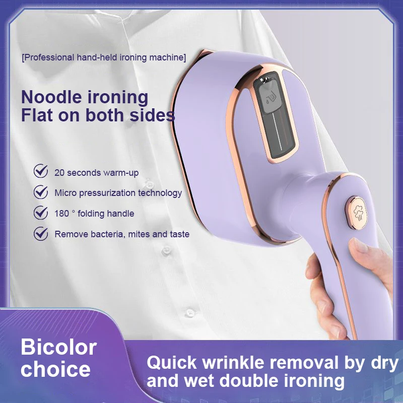 Mini Handheld Garment Steamer Steam Iron 1000W Household Fabric Steam Iron 100ml Mini Portable Fast-Heat For Clothes Ironing
Mini Handheld Garment Steamer Steam Iron 1000W Household Fabric Steam Iron 100ml Mini Portable Fast-Heat For Clothes Ironing