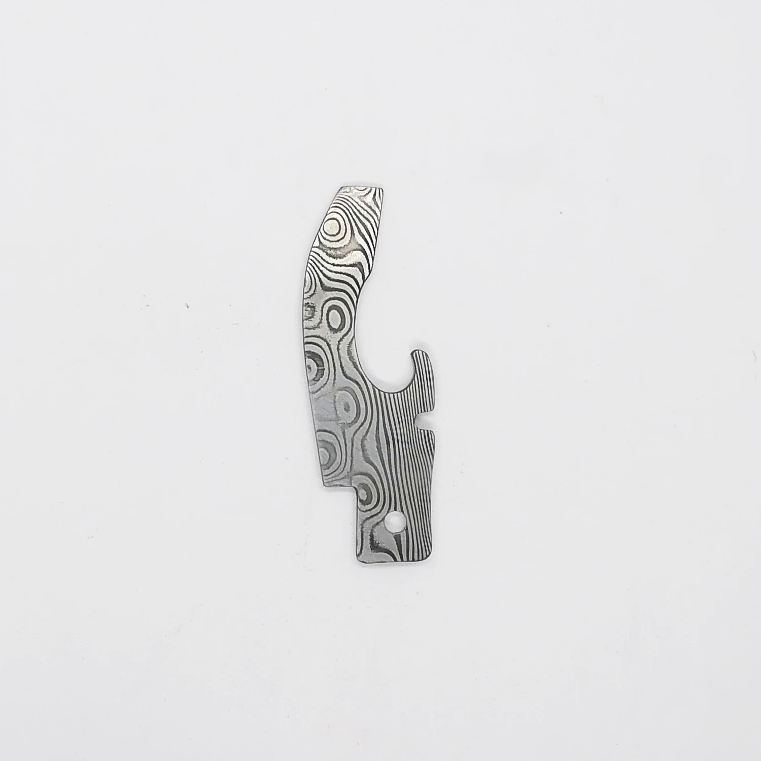 

1 Piece Replacement Swedish Powder Damascus Steel Hand Made Bottle Opener for 91mm Victorinox Swiss Army Compact Knife