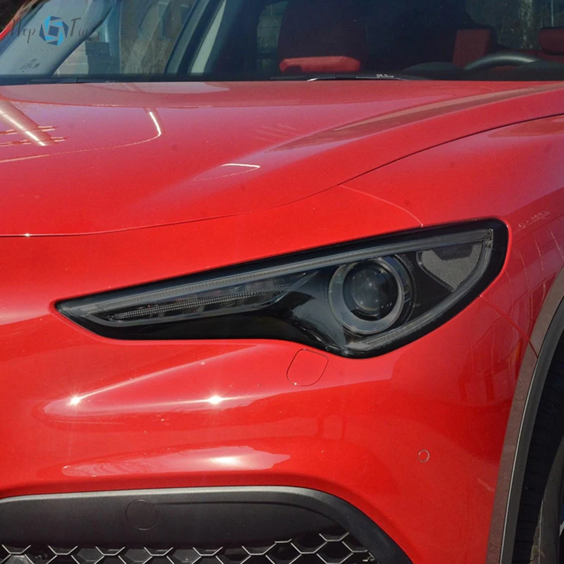 2 Pcs Car Headlight Protective Film Smoked Black Tint Wrap Vinyl Transparent TPU Sticker For Alfa Romeo Stelvio 949 2017-On 2022
2 Pcs Car Headlight Protective Film Smoked Black Tint Wrap Vinyl Transparent TPU Sticker For Alfa Romeo Stelvio 949 2017-On 2022