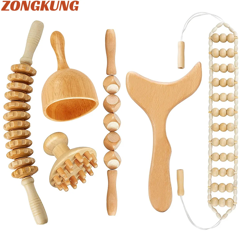 Wood Therapy Massage Tools Maderoterapia Kit, Lymphatic Drainage Massager Wooden Gua Sha Tools Wooden Massager Roller Rope
Wood Therapy Massage Tools Maderoterapia Kit, Lymphatic Drainage Massager Wooden Gua Sha Tools Wooden Massager Roller Rope