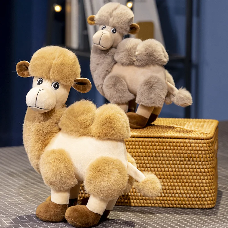 

Simulation Desert Camel Plush Toys Kawaii Life Like Animal Doll Stuffed Soft Toy for Girls Birthday Gift