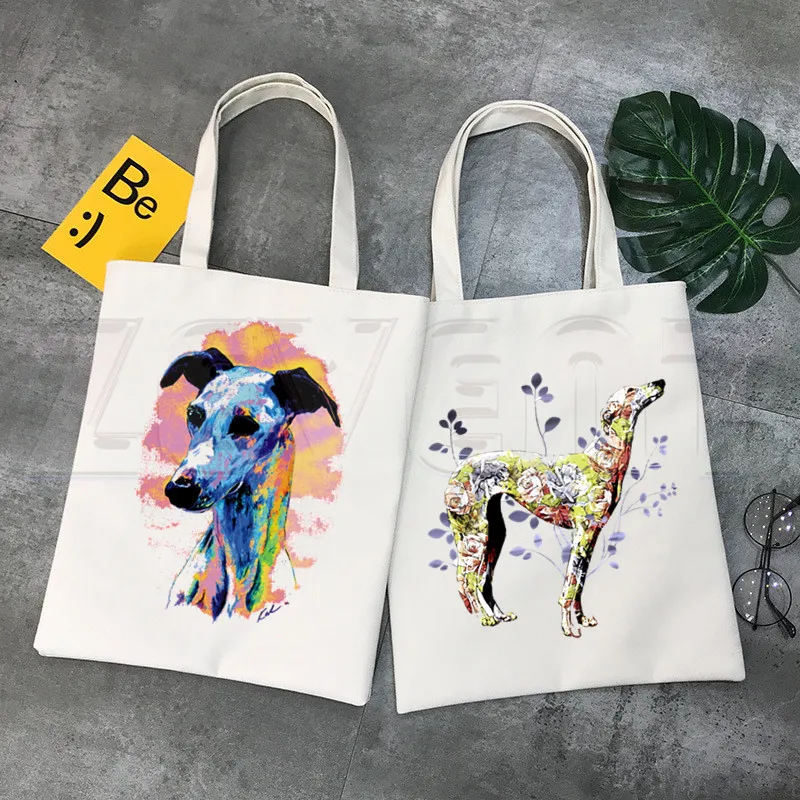 Greyhound Dog Fashion Canvas Bag Women Girls Simple Large Capacity Storage Handbag Shoulder Bag Tote Reusable Student Bookbag
Greyhound Dog Fashion Canvas Bag Women Girls Simple Large Capacity Storage Handbag Shoulder Bag Tote Reusable Student Bookbag