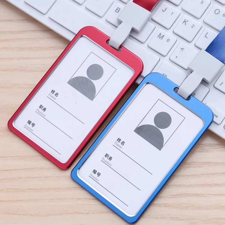 Fashion Card Cover Women Lanyard Aluminum Alloy Work ID Card Holder Business Work Card ID Badge Holder Metal Bags Case
Fashion Card Cover Women Lanyard Aluminum Alloy Work ID Card Holder Business Work Card ID Badge Holder Metal Bags Case