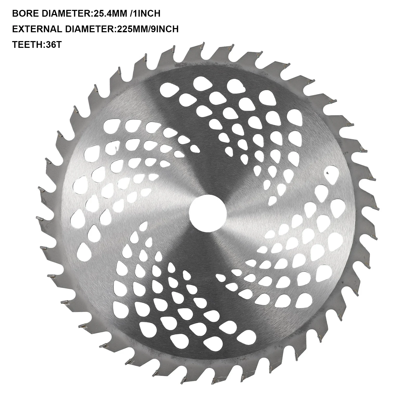 9in 36Teeth Grass Trimmer Head Saw Blade Wood Brush Cutter Cutting Disc Manganese Steel Blade For Garden Lawn Mower Power Tool
9in 36Teeth Grass Trimmer Head Saw Blade Wood Brush Cutter Cutting Disc Manganese Steel Blade For Garden Lawn Mower Power Tool
