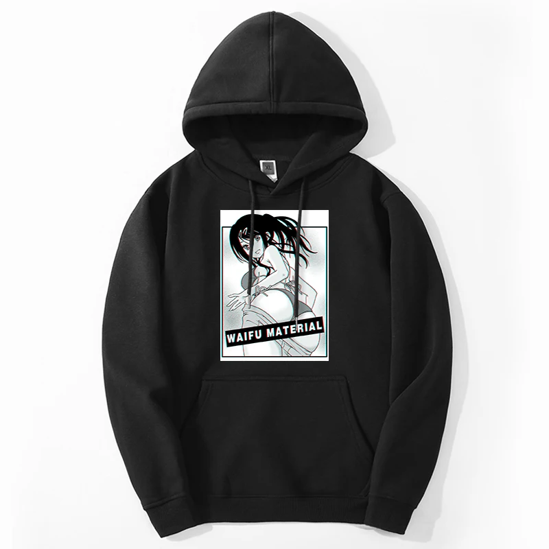 Waifu Material Print Mens Hentai Anime Hoodies Sweatshirt Anime Girl Long Sleeve Hip Hop Oversize Moletom Sudaderas Con Capucha
Waifu Material Print Mens Hentai Anime Hoodies Sweatshirt Anime Girl Long Sleeve Hip Hop Oversize Moletom Sudaderas Con Capucha