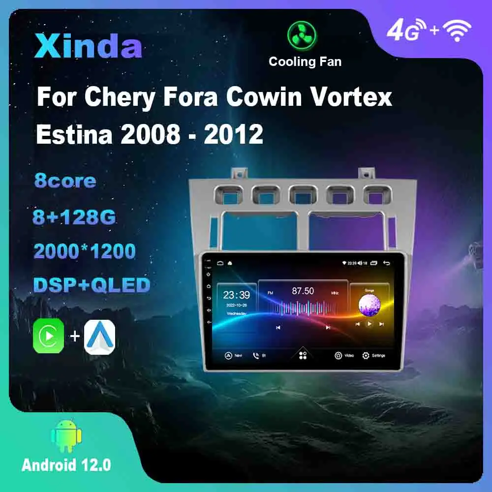 Android For Chery Fora Cowin Vortex Estina 2008 - 2012 Multimedia Player Auto Radio GPS Carplay 4G WiFi
Android For Chery Fora Cowin Vortex Estina 2008 - 2012 Multimedia Player Auto Radio GPS Carplay 4G WiFi