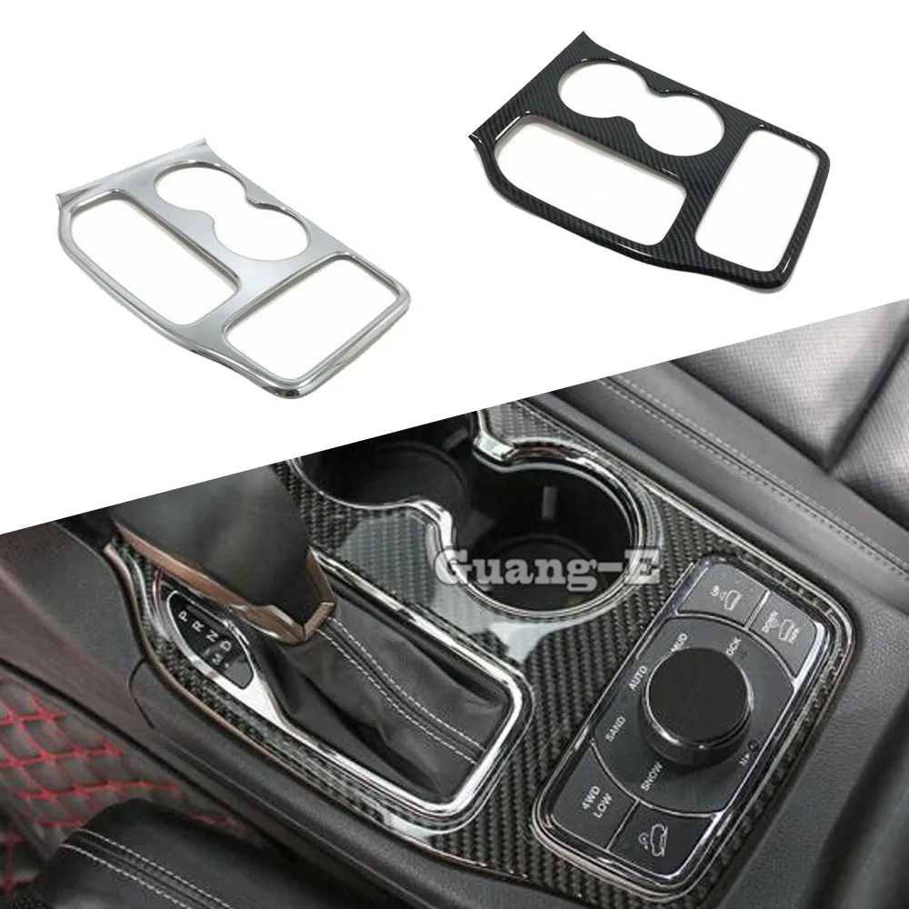 

Car Handbrake Gear Shift Stall Paddle Cup Switch Armrest Frame Trim For Jeep Grand Cherokee 2014 2015 2016 2017 2018 2019 2020