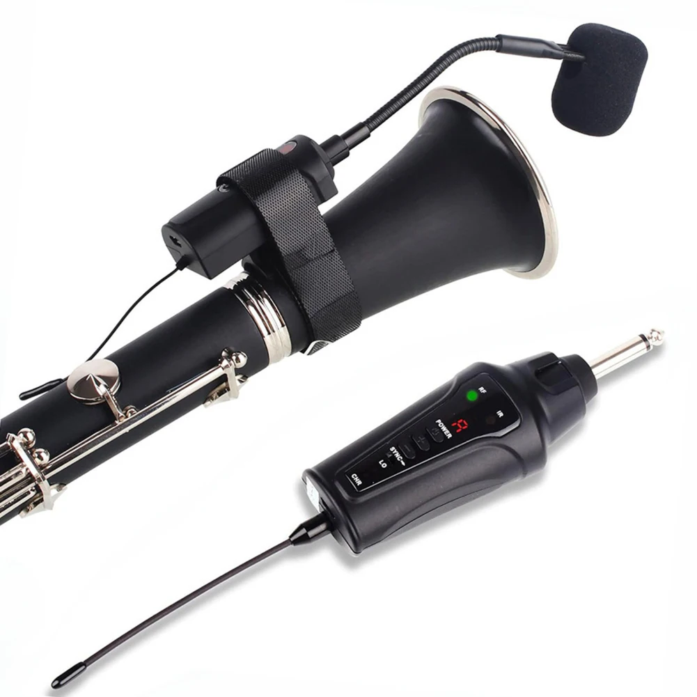 Professional Clarinet Microphone System Electric Clarinet Erhu Wireless Transmitter Receiver With Built-in Rechargeable Battery
Professional Clarinet Microphone System Electric Clarinet Erhu Wireless Transmitter Receiver With Built-in Rechargeable Battery