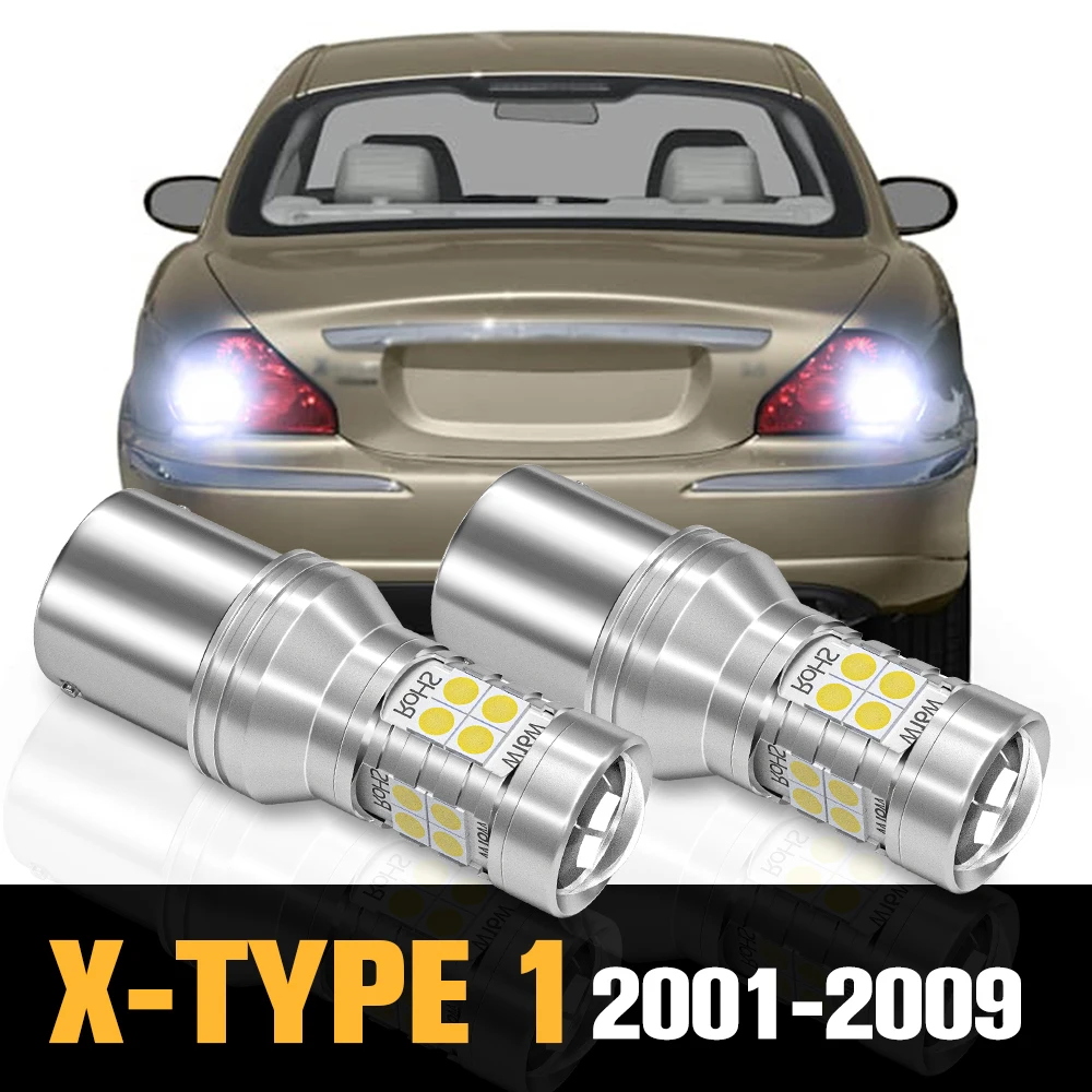 

2pcs Canbus LED Reverse Light Backup Lamp Accessories For Jaguar X-TYPE X TYPE 1 2001 2002 2003 2004 2005 2006 2007 2008 2009