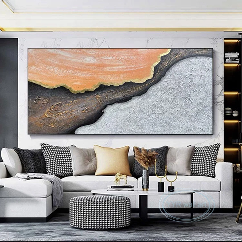 Living Room Decor Painting Abstract River Handmade Canvas Oil Painting Modern Aesthetics Wall Art Hanging Poster Acrylic Mural 
Living Room Decor Painting Abstract River Handmade Canvas Oil Painting Modern Aesthetics Wall Art Hanging Poster Acrylic Mural