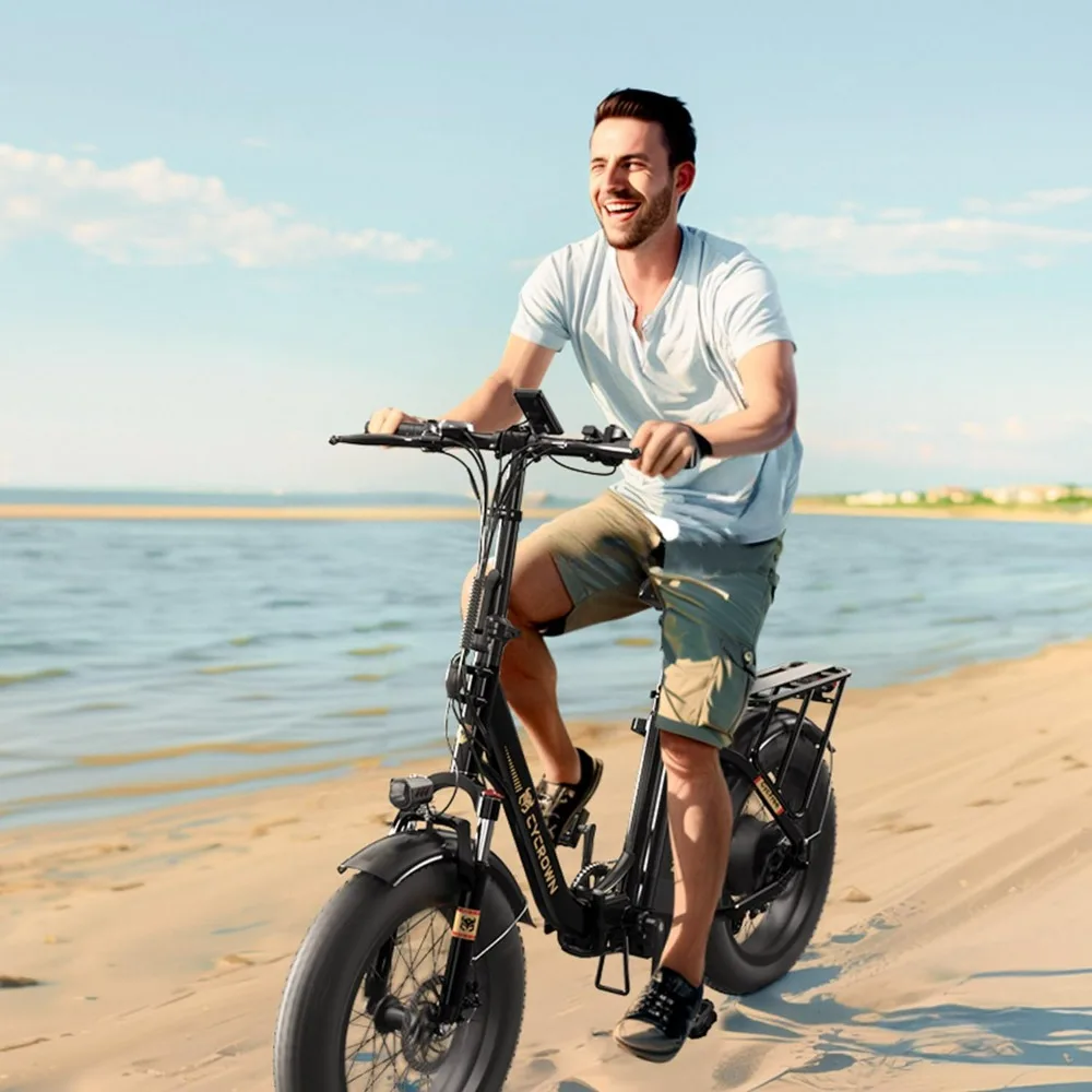 CycFree Electric Bike for Adults,1000W Peak Motor Ebike with 48V 15.6Ah Removable Battery up to 75+Miles , 7-Speed E Bike
CycFree Electric Bike for Adults,1000W Peak Motor Ebike with 48V 15.6Ah Removable Battery up to 75+Miles , 7-Speed E Bike