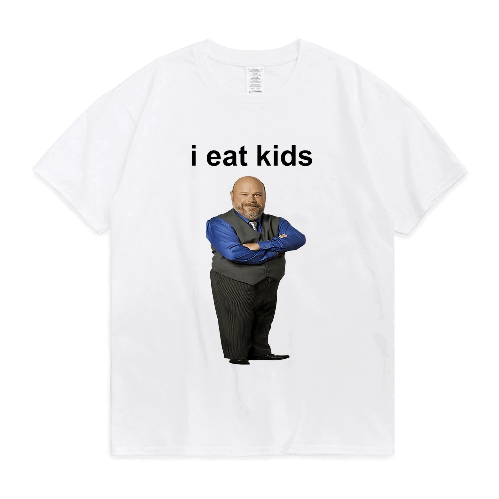 Funny Bertram Eats Kids T-shirt I Eat Kids Pure Cotton Short Sleeve T-shirts Boys Girls Casual Loose Harajuku Streetwear T Shirt
Funny Bertram Eats Kids T-shirt I Eat Kids Pure Cotton Short Sleeve T-shirts Boys Girls Casual Loose Harajuku Streetwear T Shirt