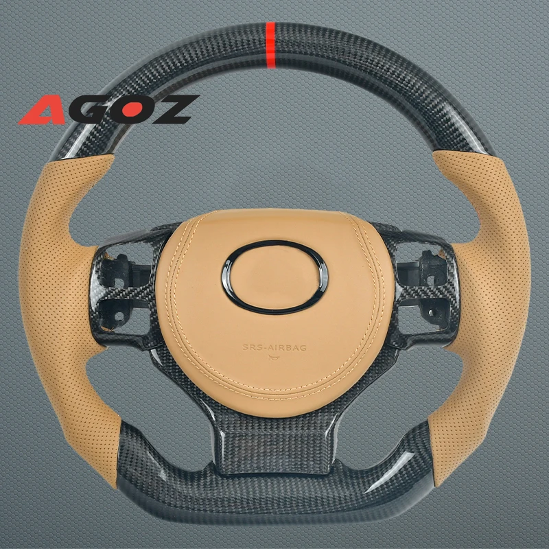 

Customized Car Interior Accessories Carbon Fiber Steering Wheel For Lexus RCF IS IS250 IS300 IS350 ISF ES ES250 GSF NX RX CT