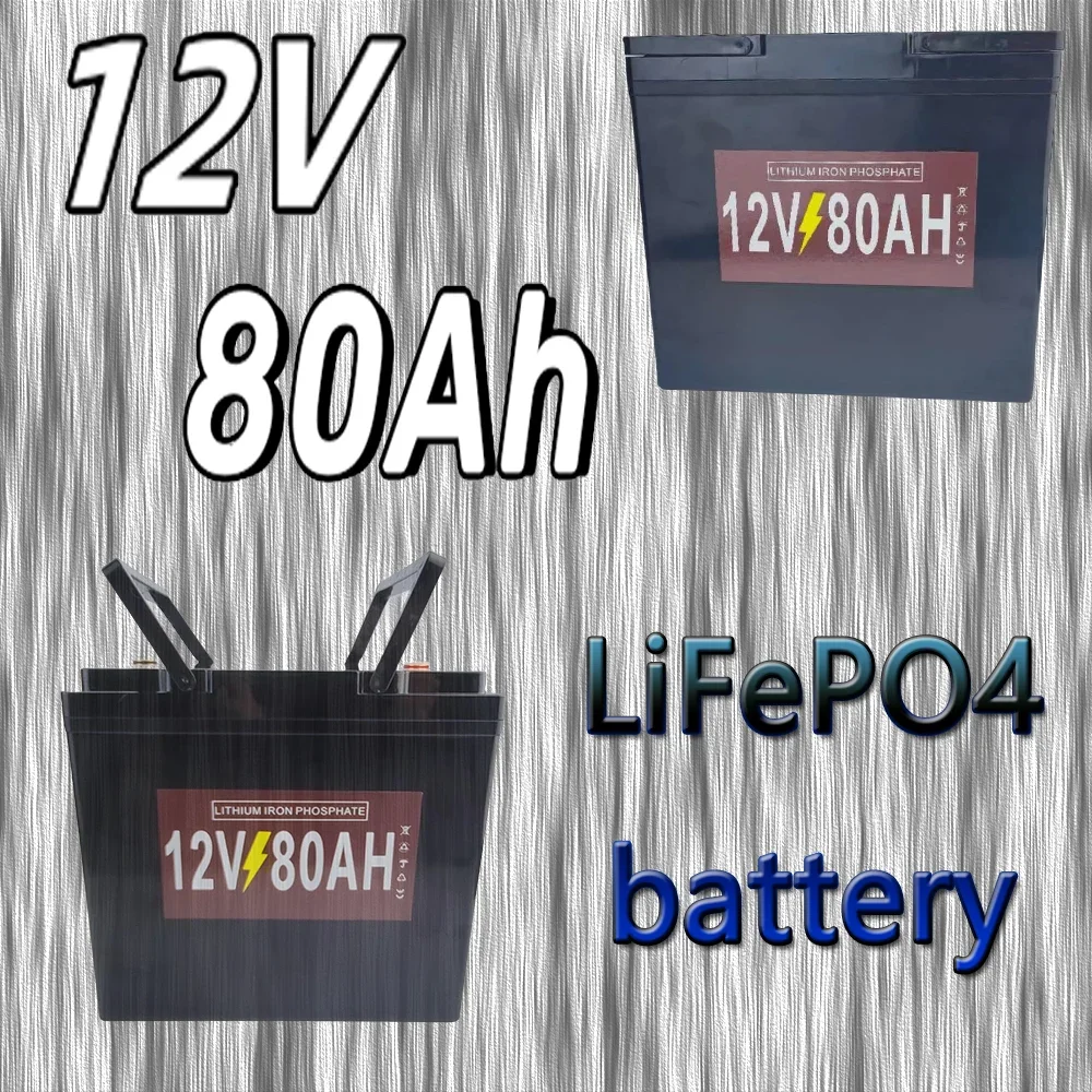 12V 80Ah LiFePO4 Battery 12.8V 3000 Cycles For RV Campers Golf Cart Off-Road Off-grid Solar Wind
12V 80Ah LiFePO4 Battery 12.8V 3000 Cycles For RV Campers Golf Cart Off-Road Off-grid Solar Wind