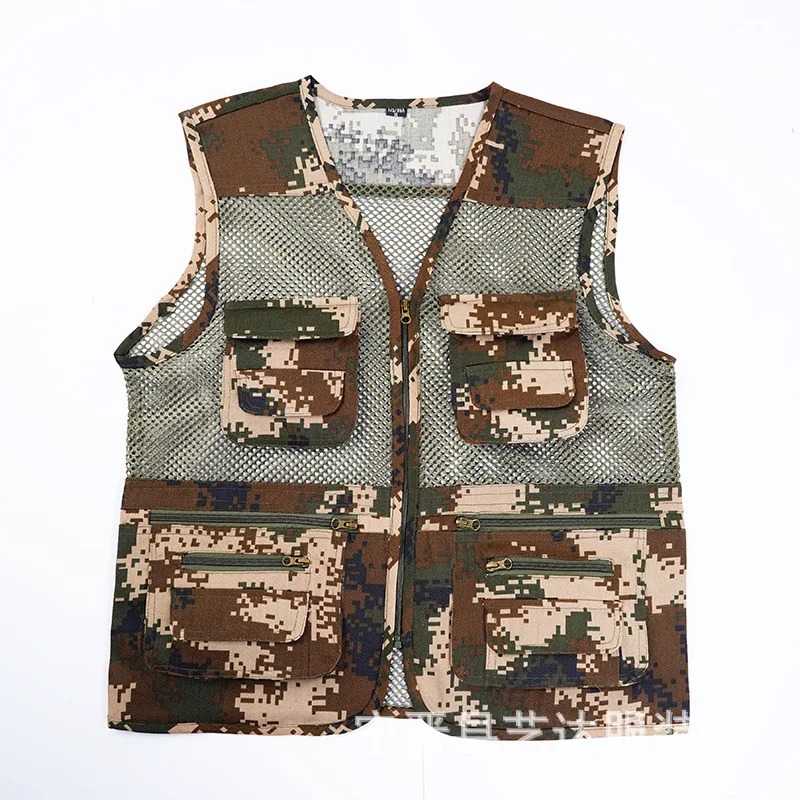 Outdoor Multi-pocket Mens Vest Thin Tactical Molle Vest Mens Hunting Paintball Police Security Vest
Outdoor Multi-pocket Mens Vest Thin Tactical Molle Vest Mens Hunting Paintball Police Security Vest