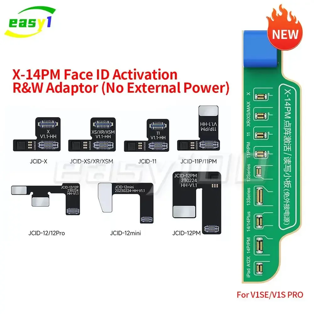 NEW JCID Dot Matrix Activated Board JC V1SE V1S Face Board for IPhone X XR XS 11 12 13 14 PRO MAX Face ID Repair Programmer
NEW JCID Dot Matrix Activated Board JC V1SE V1S Face Board for IPhone X XR XS 11 12 13 14 PRO MAX Face ID Repair Programmer