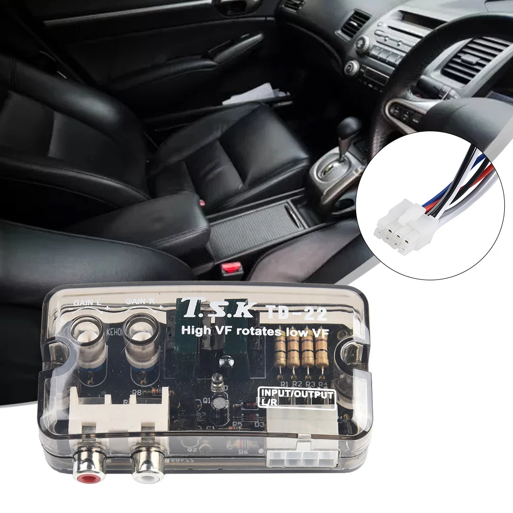 Adapter Car Converter 12V RCA Stereo Adjustable Converter Adapter High To Low Universal New Arrival Ready Srock
Adapter Car Converter 12V RCA Stereo Adjustable Converter Adapter High To Low Universal New Arrival Ready Srock