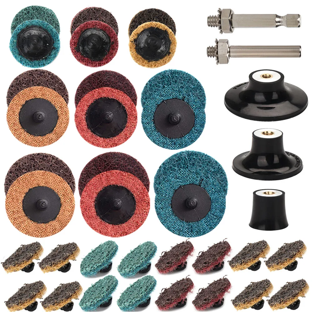 1/2/3'' Abrasive Disc Sanding Discs Roll Lock Surface Conditioning Discs Quick Change Disc for Surface prep, Paint Stripping
1/2/3'' Abrasive Disc Sanding Discs Roll Lock Surface Conditioning Discs Quick Change Disc for Surface prep, Paint Stripping
