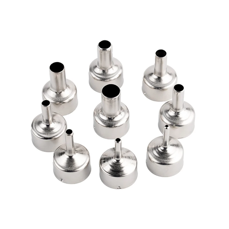 9Pcs/Set Welding Nozzle Parts For Hot Air Gun-Tool Different Sizes Nozzles For 8858 8898 858D 8586 Multifunction Use Nozzle
9Pcs/Set Welding Nozzle Parts For Hot Air Gun-Tool Different Sizes Nozzles For 8858 8898 858D 8586 Multifunction Use Nozzle