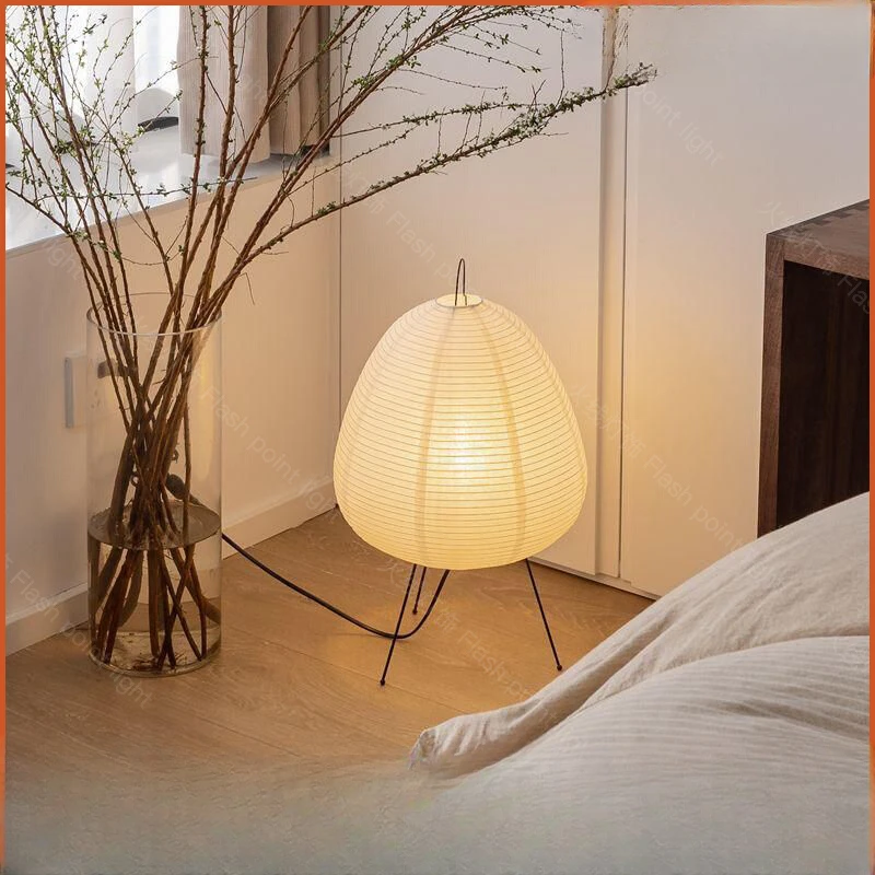 Japanese desk lamp, bedroom, bedside, silent, insky style designer, Xuan paper art, living room, and homestay floor lamp 
Japanese desk lamp, bedroom, bedside, silent, insky style designer, Xuan paper art, living room, and homestay floor lamp