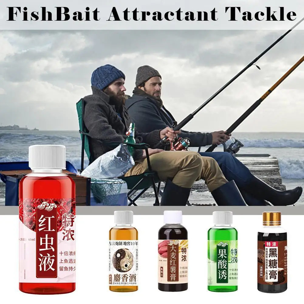 5pcs Strong Fish Attractant Concentrated Red Worm Liquid Fish Bait Additive High Concentration Fishbait For Trout Cod Carp Z9v2
5pcs Strong Fish Attractant Concentrated Red Worm Liquid Fish Bait Additive High Concentration Fishbait For Trout Cod Carp Z9v2