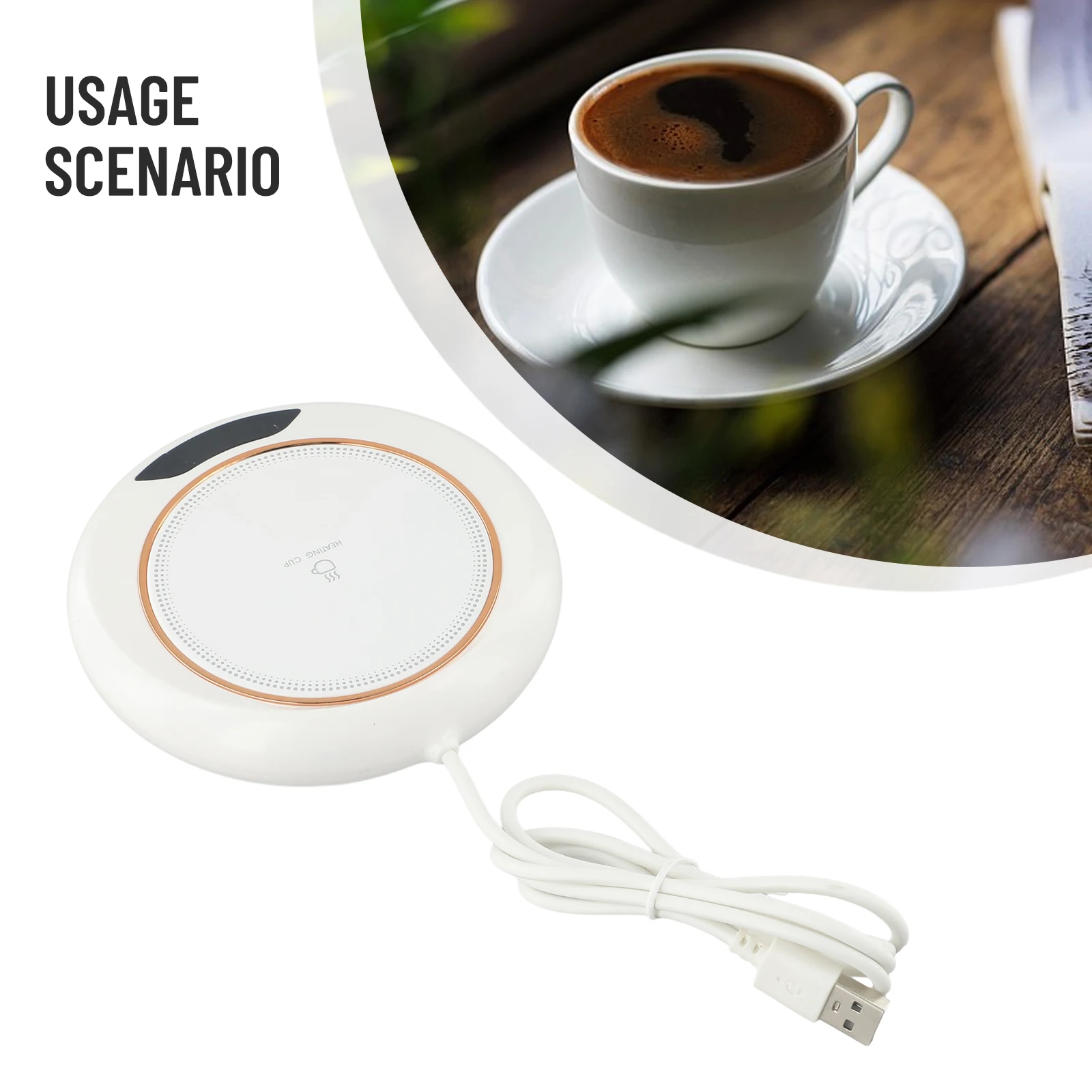 20W Coffee Mug Warmer USB Constant Temperature Coaster 3-Gear Cup Warmer Individuales De Mesa Kitchen Decoraction
20W Coffee Mug Warmer USB Constant Temperature Coaster 3-Gear Cup Warmer Individuales De Mesa Kitchen Decoraction